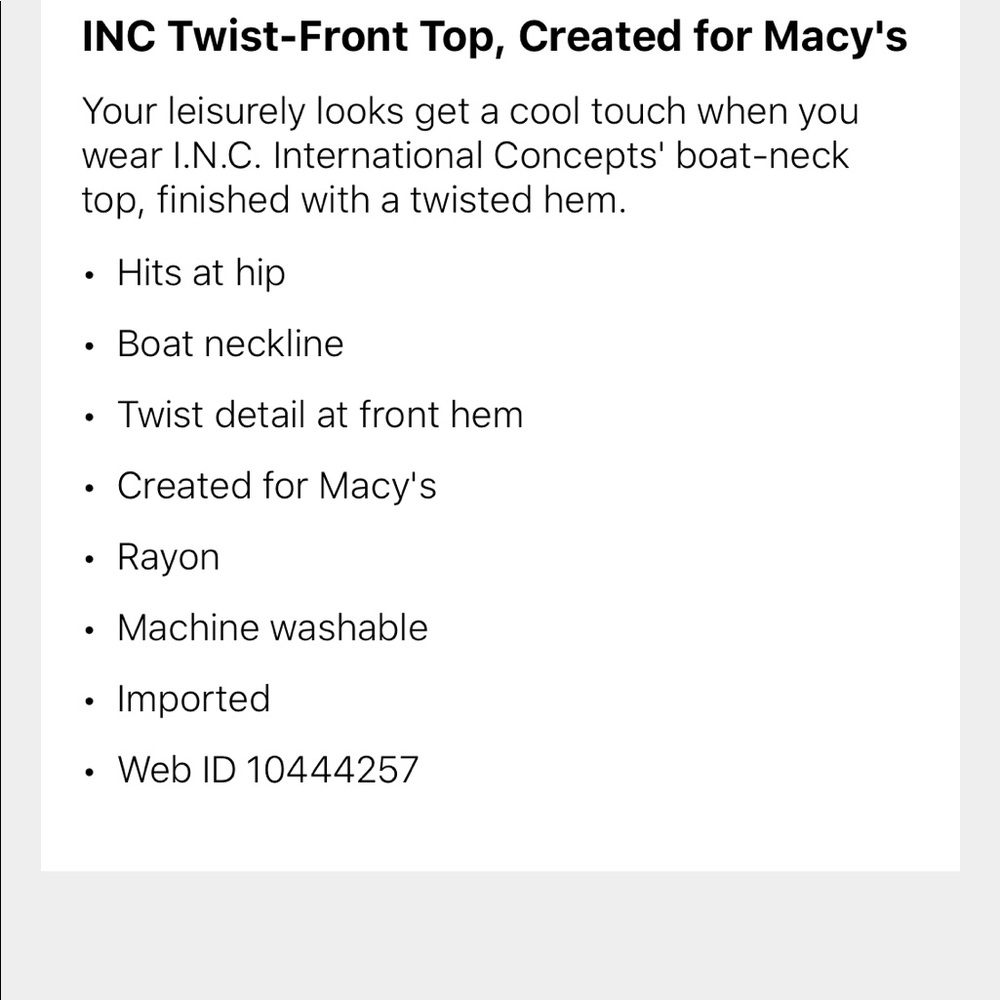 INC Top - Picture 4 of 4